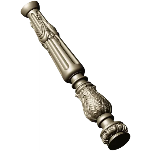 Ornate Acanthus Baluster STL for CNC