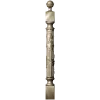 Балясина с лозой - 3D STL модель для ЧПУ