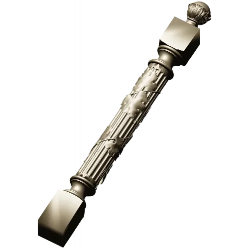 Балясина с лозой - 3D STL модель для ЧПУ