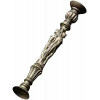 Caryatid baluster STL model for CNC router - high-relief spindle