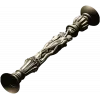 Caryatid baluster STL model for CNC router - high-relief spindle
