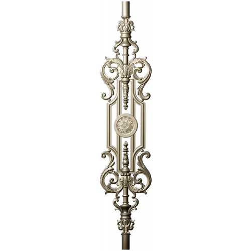 Florentine Medallion Baluster - STL 3D model for CNC