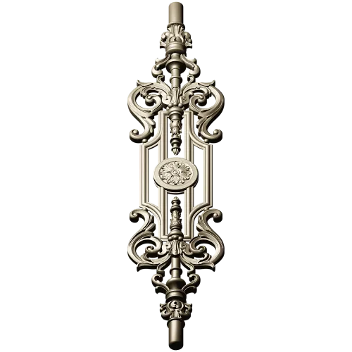 Florentine Medallion Baluster - STL 3D model for CNC