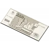 High-relief Banknote Plaque STL for CNC