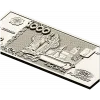 High-relief Banknote Plaque STL for CNC