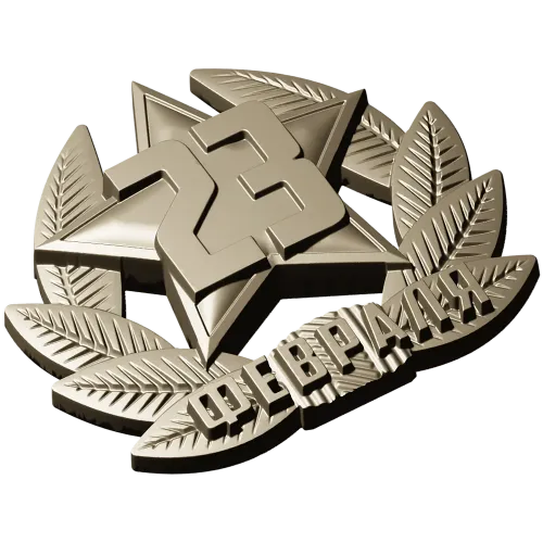 Рельефная эмблема "Защитник" - 3D STL для ЧПУ