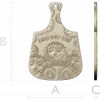 Cartoon Sheep Cutting-Board Relief STL for CNC