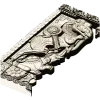 Индийский резной кронштейн с мифическими зверями - STL для ЧПУ
