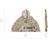 Благословляющий Будда с цветами - STL 3D модель для ЧПУ