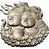 Shiva and Parvati Devotional Panel - 3D STL model for CNC