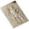 Shiva with Nandi - high relief panel STL for CNC