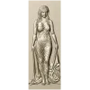 3D модель STL - барельеф женской фигуры в драпировке для ЧПУ