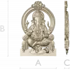 Ганеша на троне - 3D модель в формате STL для ЧПУ