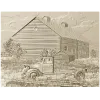 Амбарный грузовик - рельефная STL модель для ЧПУ