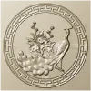 Павлин и пион - 3D модель STL для ЧПУ