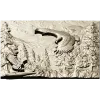 Панно "Орлы в горах" - 3D модель STL для ЧПУ