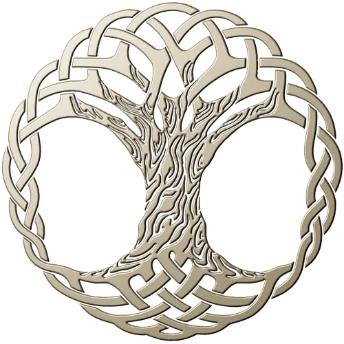 Celtic Interlaced Tree of Life STL for CNC carving