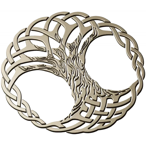 Celtic Interlaced Tree of Life STL for CNC carving