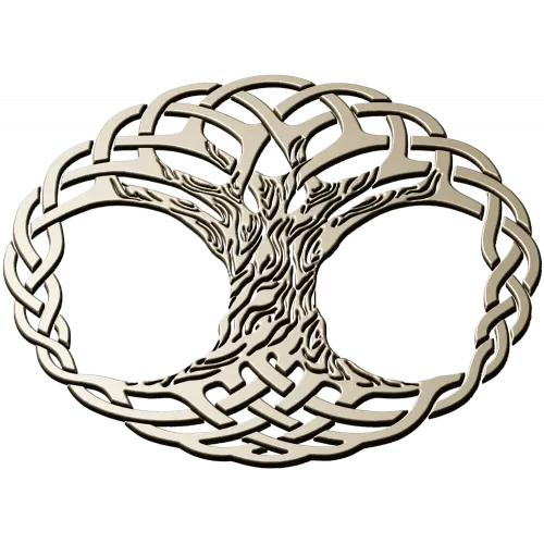 Celtic Interlaced Tree of Life STL for CNC carving
