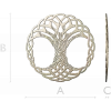 Celtic Interlaced Tree of Life STL for CNC carving
