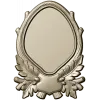 Oval Frame with Oak Leaves - Detailed STL 3D Model for CNC