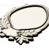 Oval Frame with Oak Leaves - Detailed STL 3D Model for CNC