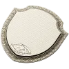 Ornate Shield Plaque 3D STL for CNC - Floral Border & Woven Field