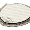 Ornate Shield Plaque 3D STL for CNC - Floral Border & Woven Field