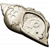 Seashell Cottage - detailed STL 3D model for CNC carving