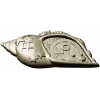 Seashell Cottage - detailed STL 3D model for CNC carving