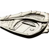 Shell Cottage Relief - STL 3D model for CNC