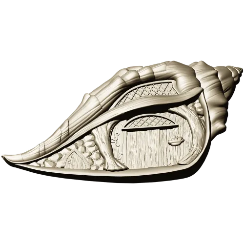 Shell Cottage Relief - STL 3D model for CNC