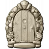 Starstone Cottage Door - STL 3D model for CNC carving