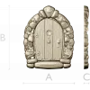 Starstone Cottage Door - STL 3D model for CNC carving
