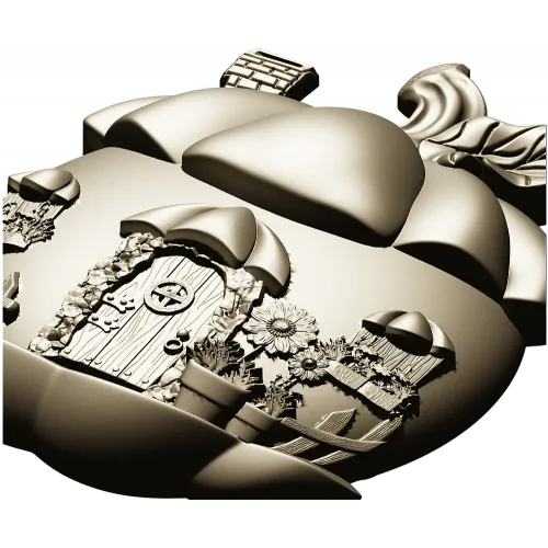 3D модель "Тыквенный домик" - STL для ЧПУ