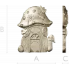Toadstool Cottage - STL 3D model for CNC router