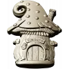 Fairy Mushroom Cottage STL Relief
