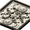 Sunflower Baroque Decorative Panel - STL model for CNC milling
