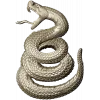 Coiled Viper - high-relief STL 3D model for CNC milling