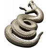 Coiled Viper - high-relief STL 3D model for CNC milling