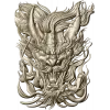 Embermane Dragon Head - high-relief 3D STL model for CNC carving