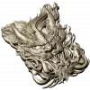 Embermane Dragon Head - high-relief 3D STL model for CNC carving