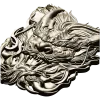 Embermane Dragon Head - high-relief 3D STL model for CNC carving