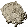Панно-щит с собакой в лесу - 3D модель STL для ЧПУ