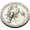 Медальон Морской рак - STL для ЧПУ