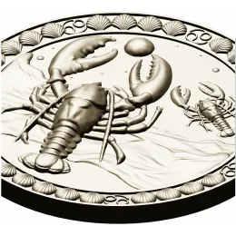 Медальон "Морской рак"
