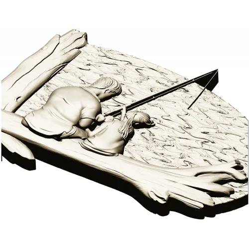 Рыбацкий вечер - 3D модель STL для ЧПУ