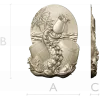 Kraken's Bounty Relief - high-relief STL 3D model for CNC