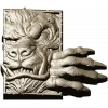 Wolf Paw Breakthrough - high-relief STL for CNC