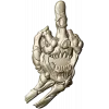 Defiant Skullhand - 3D STL model for CNC relief